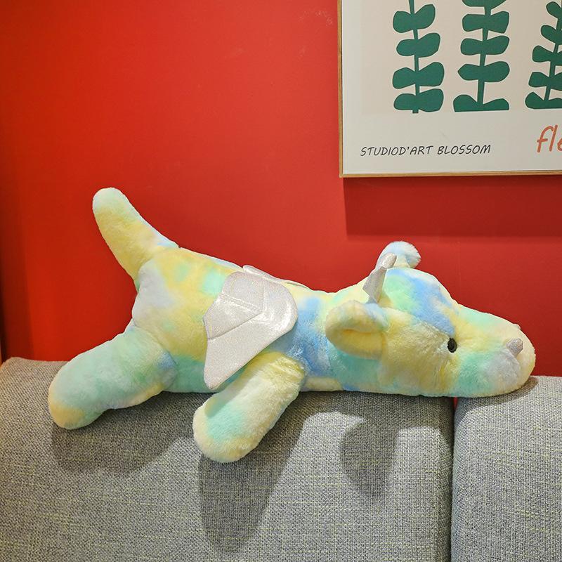 Cute Vibrant Dinosaur Plush Pillow Toy Soft And Cuddly Anime Figure