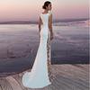 Lace Patchwork Long Dress for Evening Party Vacation Sexy Hollow Out Women's