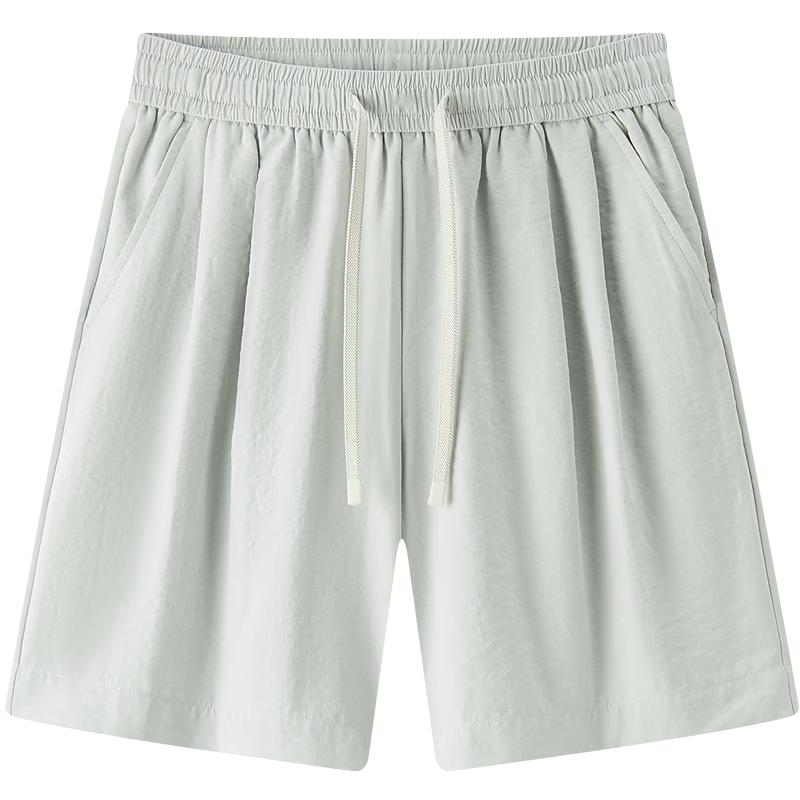 Semir Women's Summer Loose Pleated Milk Fluff Shorts