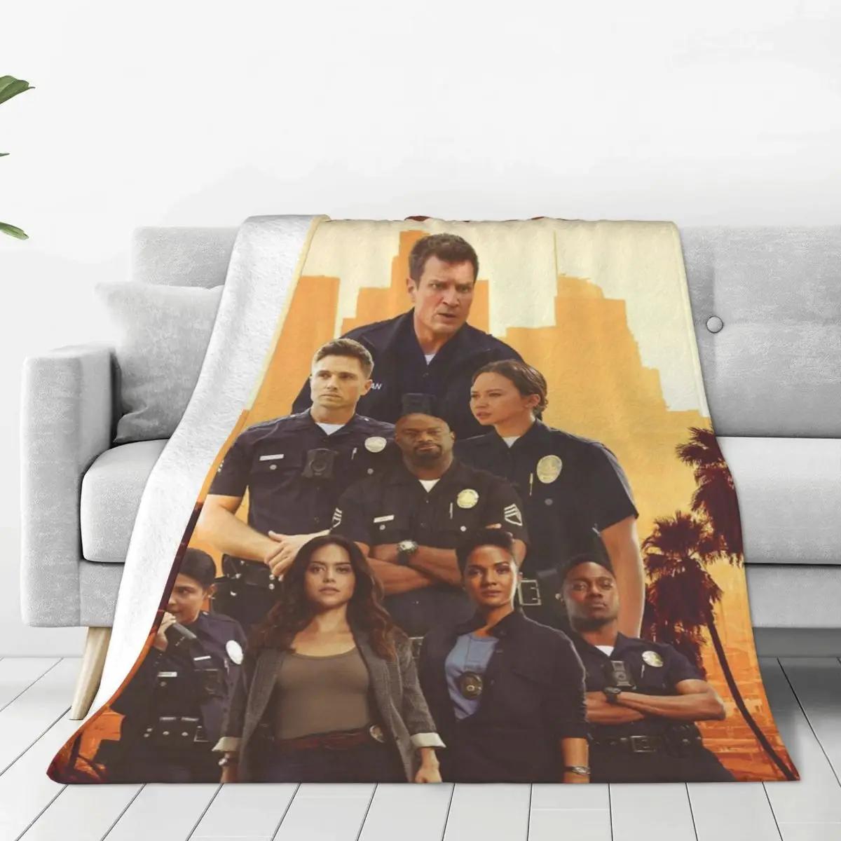Throw Blanket The Rookie Micro Fleece Blanket Four Sizes Cute Comfortable For Camping Nice Gift 75x90cm