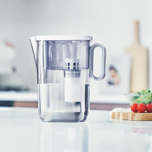 Cleansui Water Purifier, Pot-Type, Includes 1 Cartridge, CP508-GR, Filtered Water Capacity: 2.2L, Total Capacity: 3.6L, Removes PFOS/PFOA and Other Fl