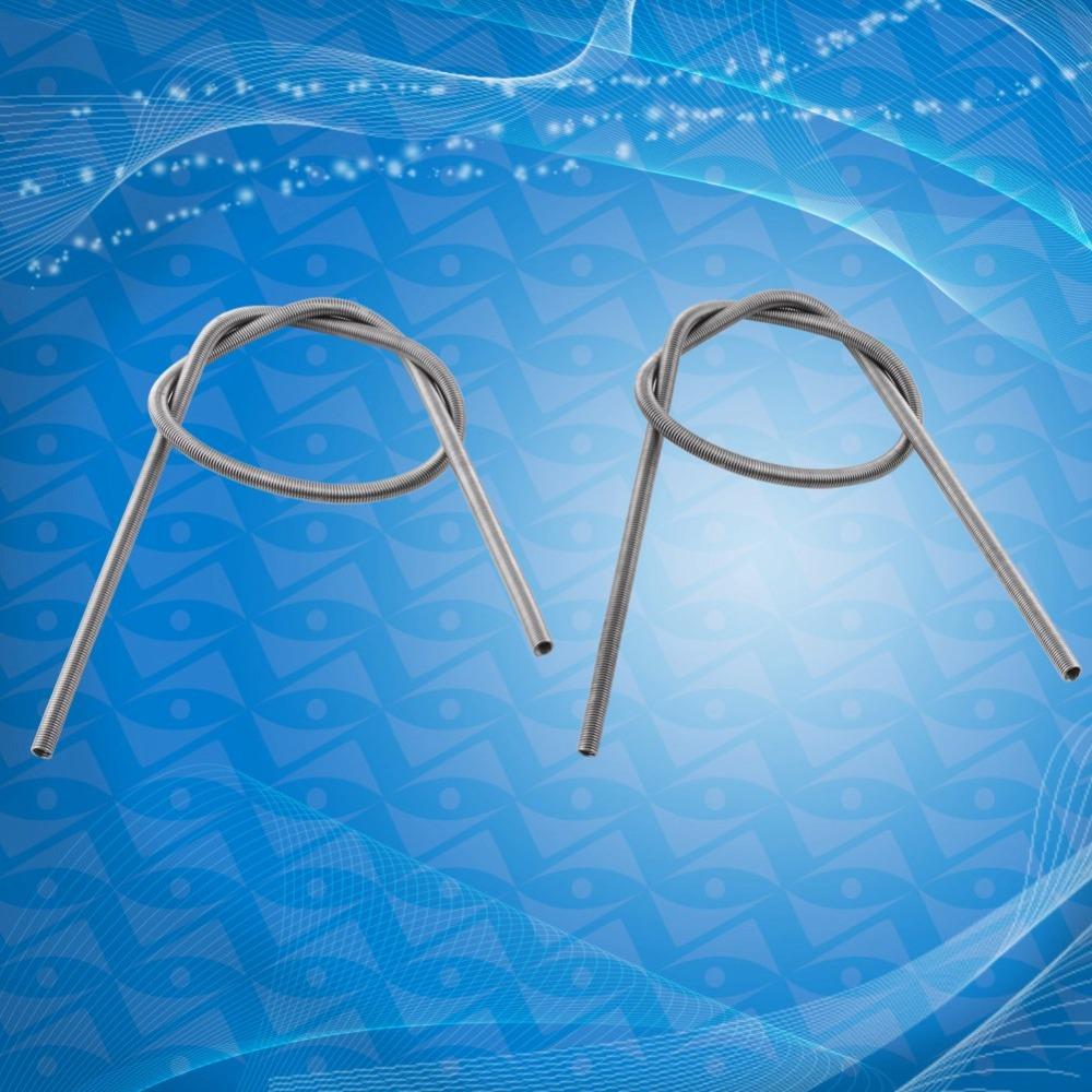 2PCS Durable 220V Heating Coils 1500W Silver High Resistance Wire Furnace Heater Wire Industry