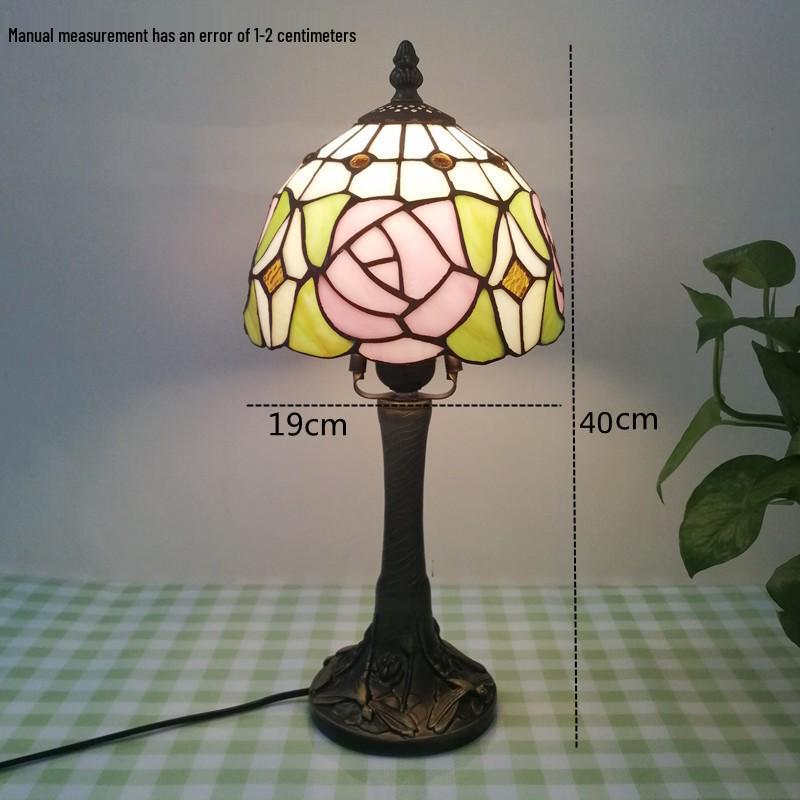 Tiffany Style Desk Lamp for Bedroom, Living Room, or Children's Room Night Light