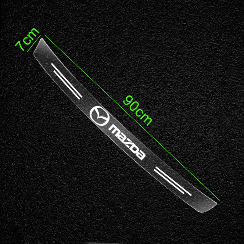 1 Stück Transparenter Kofferraumemblem Schutzaufkleber Auto Zubehör Für Mazda 3 6 CX5 2 CX3 CX9 MX5 RX8 Axela Demio MS CX5 2 Axela Demio Atenza MS GJI