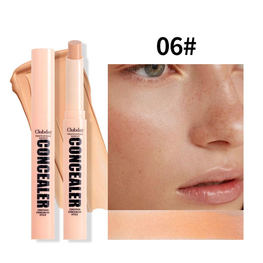 Facial Makeup Matte Natural Shadow Three-dimensional Contouring Stick Spot and Acne Mark Concealer Stick