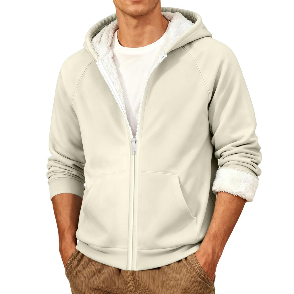Men's Casual Warm Hooded Jacket