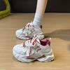 ins Korean version of the new thick-soled heightening dad shoes for women's 2025 spring student sports running shoes casual shoes FB7705