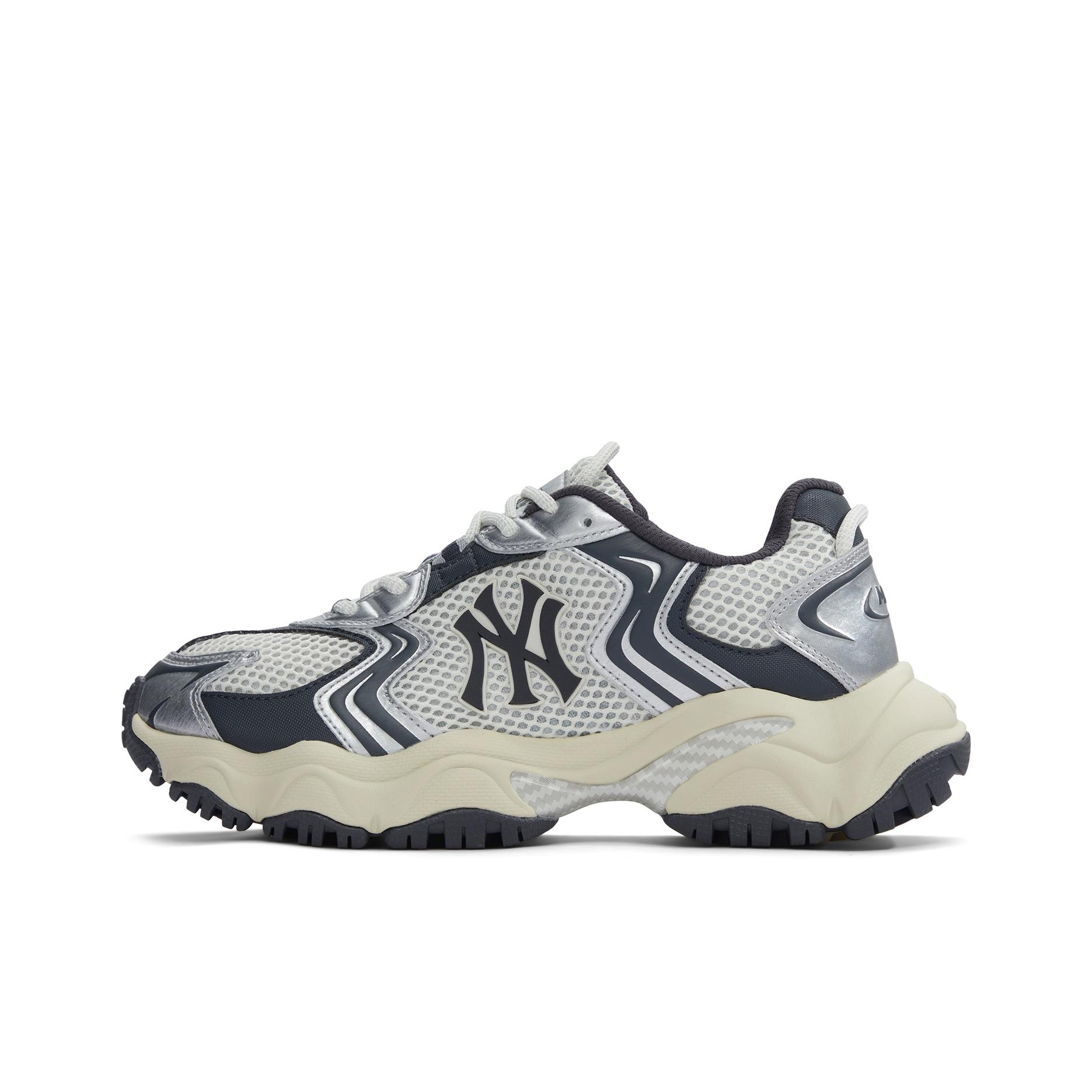 MLB Modisch Bequem Vielseitig Sportlich Lässig Höhensteigernd Niedrig geschnitten Dad Shoes Unisex Sneaker Anthrazit-Grau 3ASHW075N-50CGS 39 gray