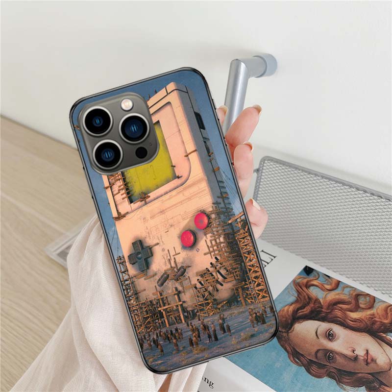 Devils Addicted To Game Consoles Phone Case For Iphone 17 Air 16 15 Pro Max 14 Plus 16E Coque 13 Pro 12 Mini 11 Clear Cover Sili