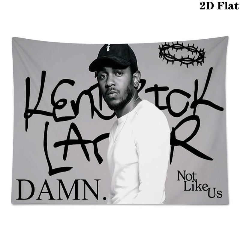 Kendrick Lamar Wall Tapestry Aesthetic Wall Hanging Printed Fabric Blanket Decorative Tapestries for Bedroom Living Room Home Decor