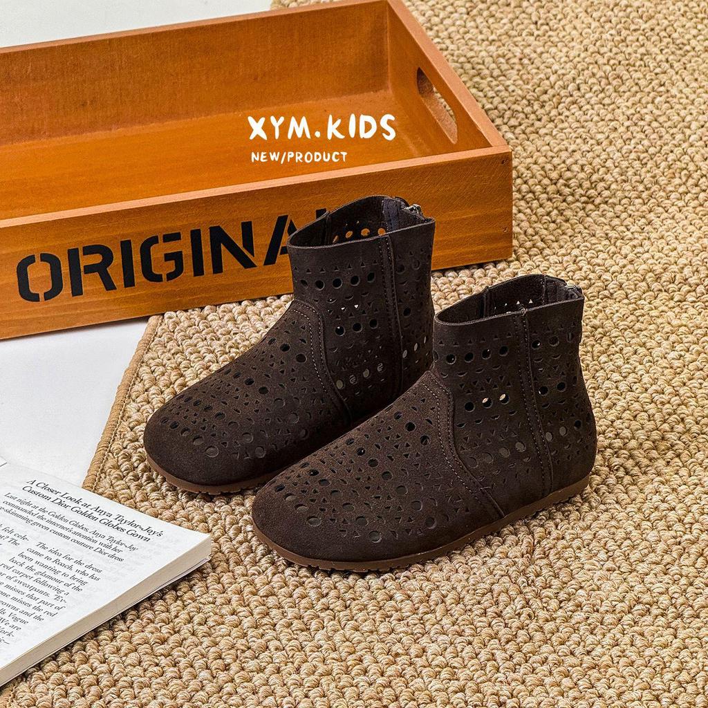 Letnie Buty Dziecięce 2026 Koreański Styl Oddychające Perforowane