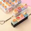 Bread Style  Keychain 1PC Creative Stress Relief Toy Cute Bag Accessory for Student Daily Use