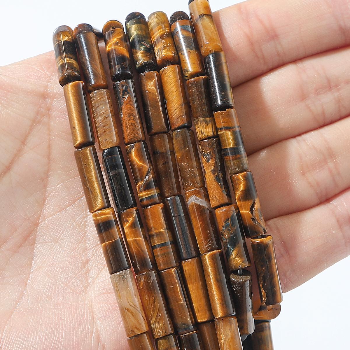 

30 шт 4x13 мм бусины из натурального камня агата для изготовления ювелирных изделий DIY браслет ожерелье