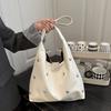 Leather Hoboes Bags for Women Soft Shoulder Purse Slouchy Toted Handbags Crescents Shoulder Bags Punk Underarm Purses