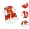 Bow Buttons Dog Clothes Pet Tang Suit Chinese Styles, Costume Year Dragon Dress