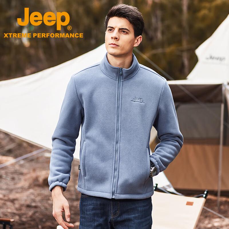 JEEP Men s Outdoor Casual Warm Fleece Jacket 3XL