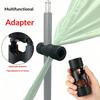 Multi-device Compatible Flash Light Stand Shaft Adapter Center Handle Camera Mobile Clip Mount Bracket for  Live