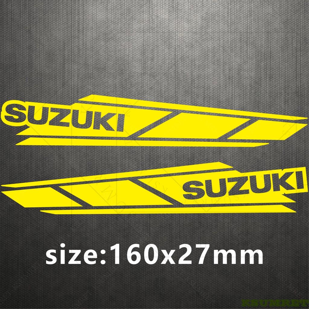 AAGJ1 Decalcomania in Vinile Adesivo Logo Suzuki Adesivi Moto Kit Riflettente per Casco