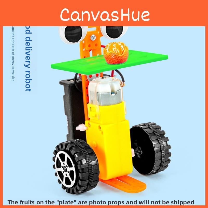 Science Experiment Diy Delivery Robot Kit With Electric Components For Childrens Stem Learning