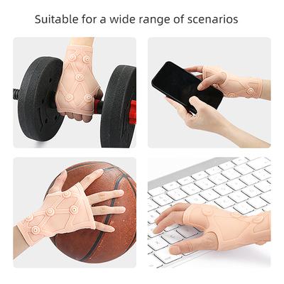 1 st Handflata Mjuk Elastisk Passform Handledsband Massage SEBS Magnetiskt Handskydd Utomhus Löpning Och Cykling Sport Tryckskydd