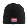 Berretto Lavorato a Maglia Caldo con Bandiera Norvegese Moda Cappello Berretto Autunno Inverno Cappelli Beanie da Esterno per Uomo Donna Adulto
