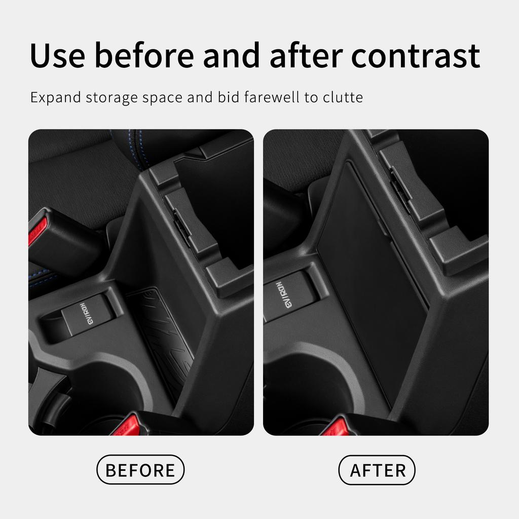 For Subaru Forester 2026 2026 Car Armrest Box Hidden Storage Box Center Console Tidying Storage Case Auto Interior Accessories