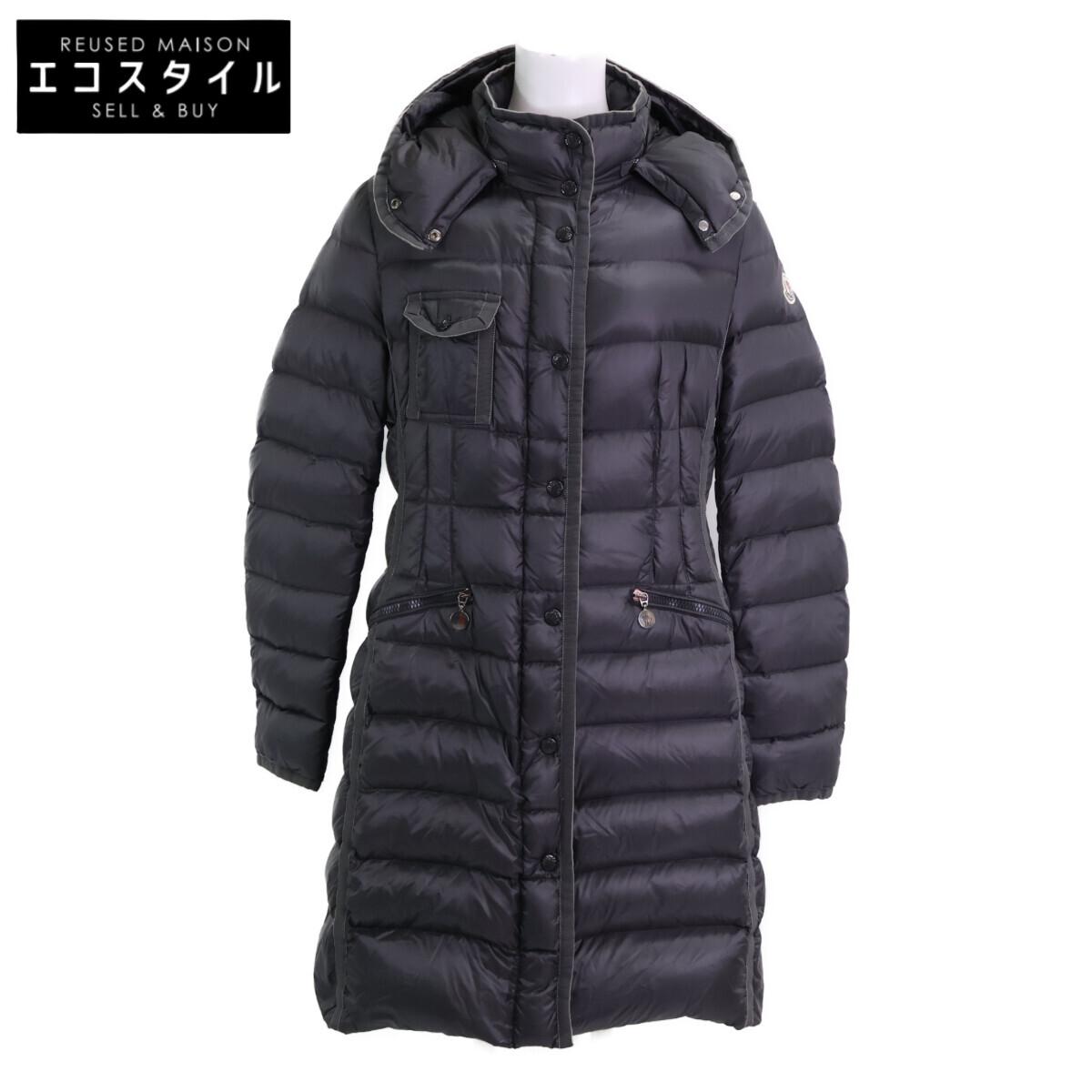 

MONCLER HERMINE Hermine hooded down jacket coat 2 grayUsed