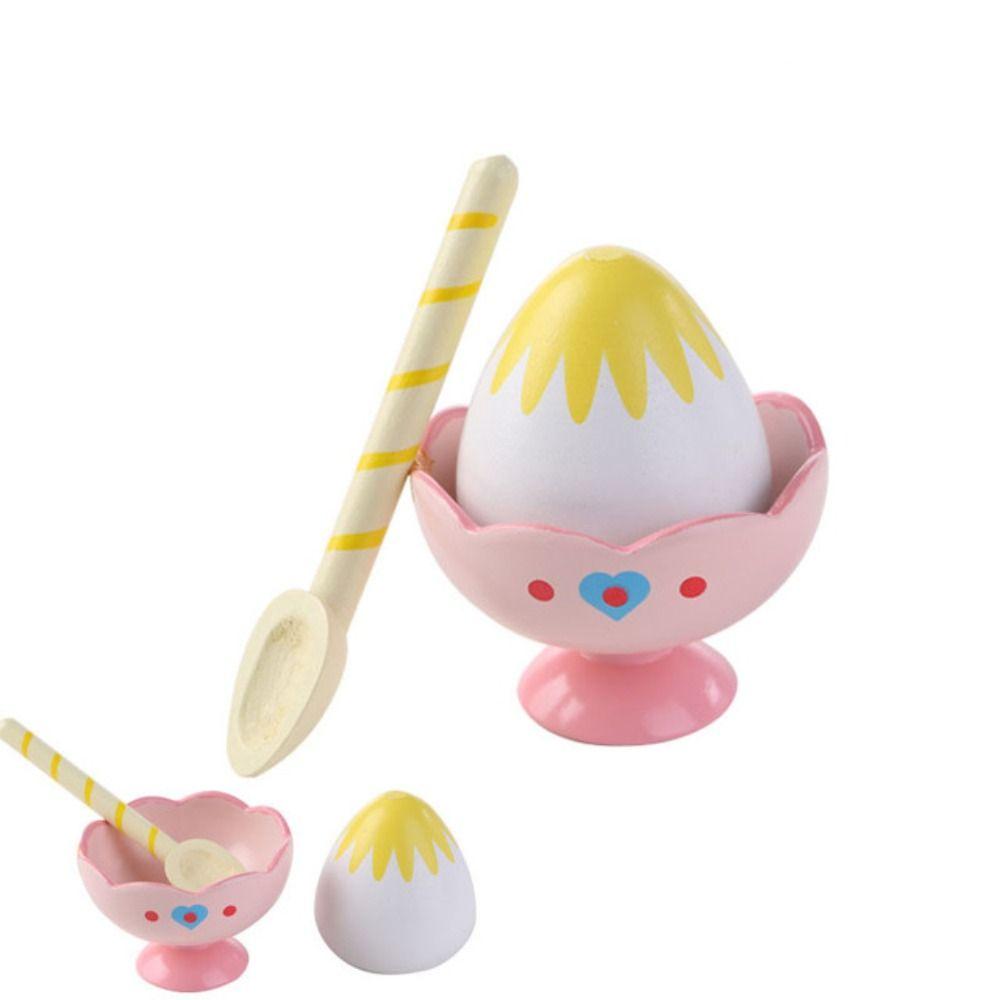 Kids Gift Wooden Simulation Ice Cream Wooden Kitchen Toys Pretend Play House Model Food Toys