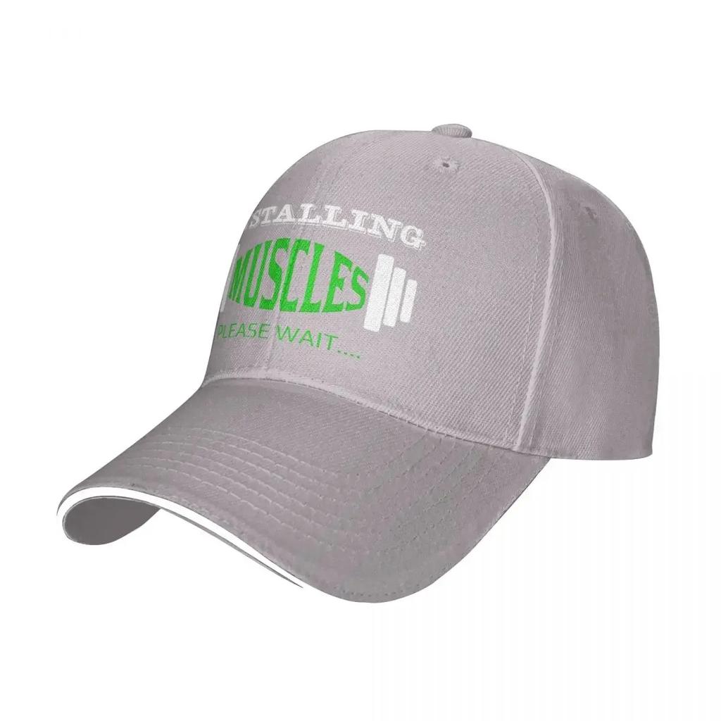 INSTALLATION DES MUSCLES VEUILLEZ PATIENTER Casquette de Baseball Hip Hop Sandwich Cap Style Unisexe Chapeau Réglable Course à Pied Golf