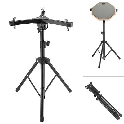 Aluminum Alloy 360 Degree Adjustment Foldable Floor Drum Stand Holder for 10-12 Inch Dumb Drum