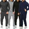 Immaculate Quality Mens Pullover Tracksuit Hoodie Jogging Bottoms Set With Stretch Fabric
