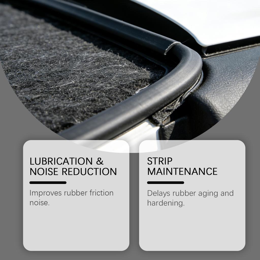 Car rubber strip maintenance agent Daily convenient care agent for car door, window and trunk rubber strips