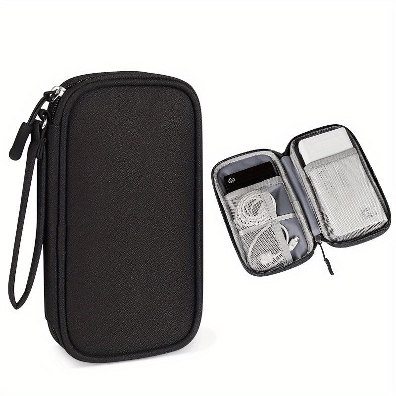 

Data Cable Travel Storage Bag Portable Electronic Accessories Digital Cellphone Power USB Charger Packing Cube чёрный