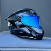 Flip-Up Motorcycle Helmet With Dual Visors ABS Full Face Men Women Scooter Riders