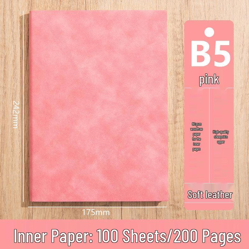 Custom Logo A5 High-End Office Notebook with Premium Cover and Inner Pages