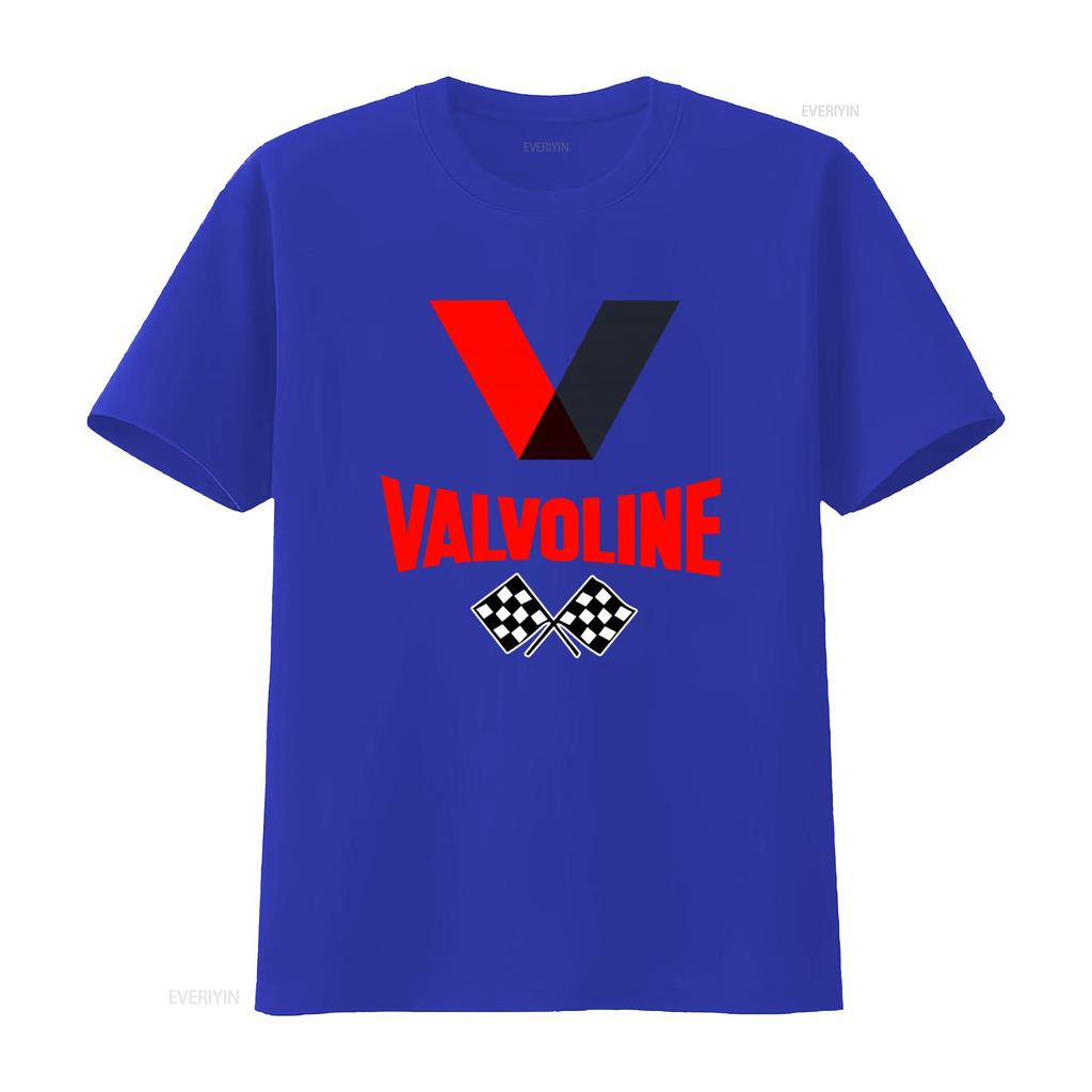 Valvoline Klassisches T-Shirt Amerikanisches Auto Öl Inspiriertes Design Erhältlich in Verschiedenen Größen Farben Vintage Gewaschen Lässig Atmungsaktiv