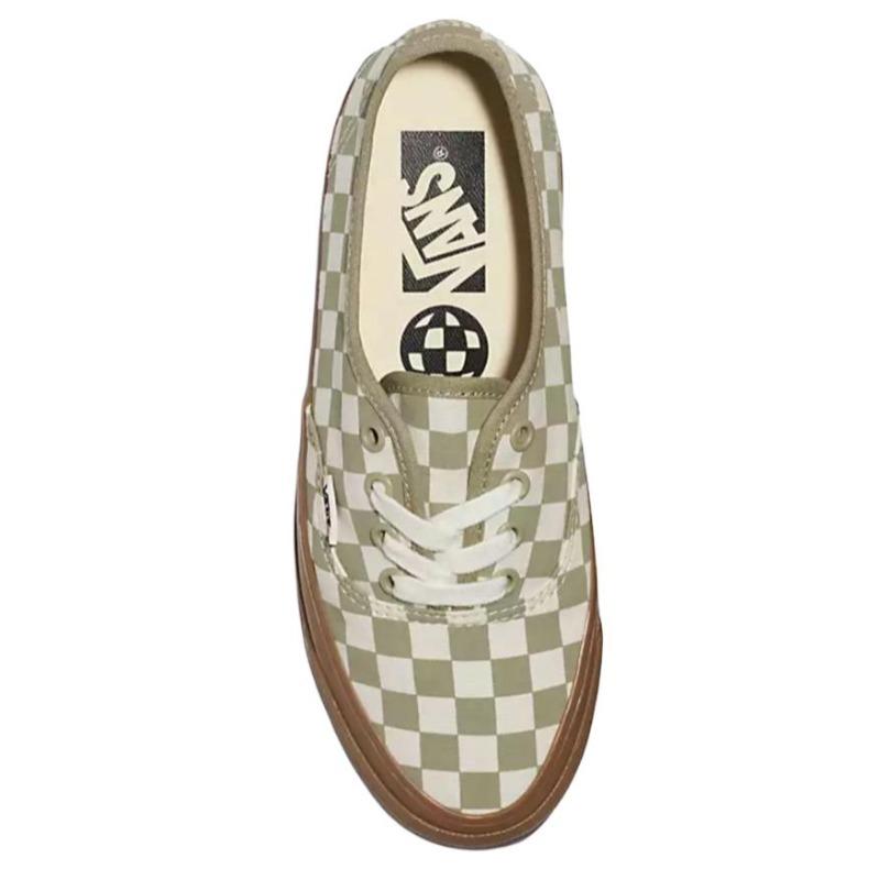 Vans MTE Authentic Reissue 44 Unisex Low-top Checkered Skate Shoes Green VN000CW2SAG