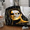 1pc The Matrix Blanket Lightweight Flannel Throw For Sofa, Bed, Travel, Livingroom, Office, Couch, Chair, And Bed