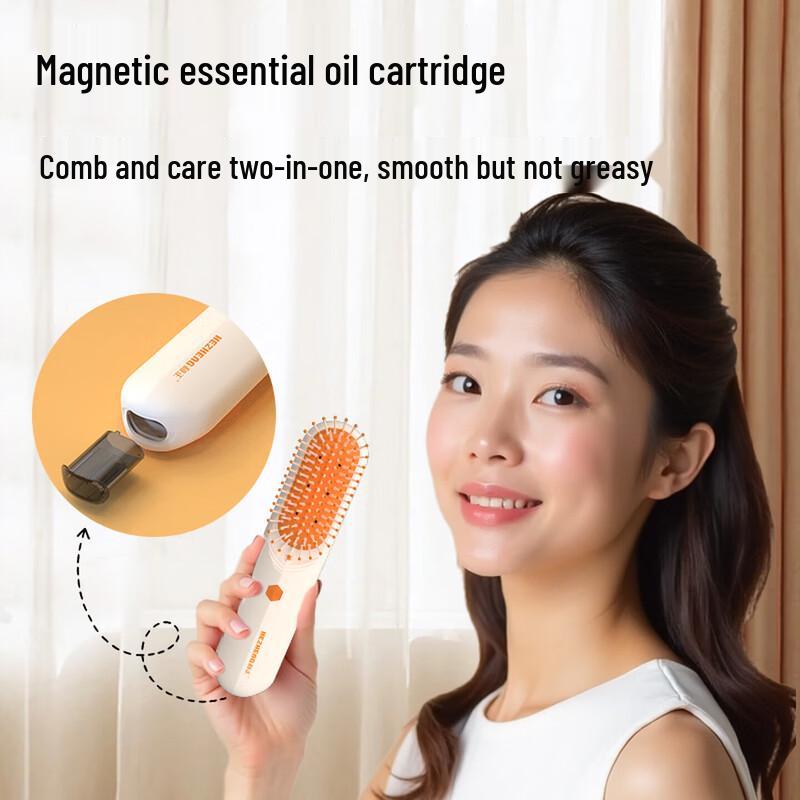 HEZHENG Electric Scalp Massager & Essential Oil Diffuser Comb CN plug (adapter included)