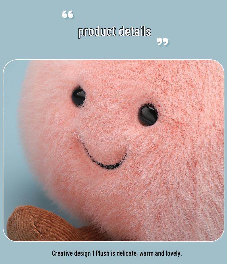 JC Fun UK Tomato Plush Toy: Creative Comfort Doll for Children