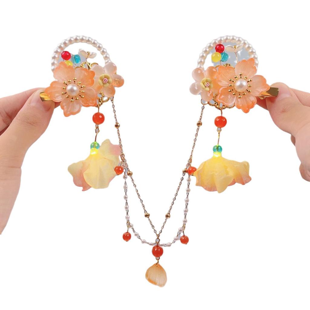 Chinesisches Hanfu-Quasten-Haarschmuckset für Kinder