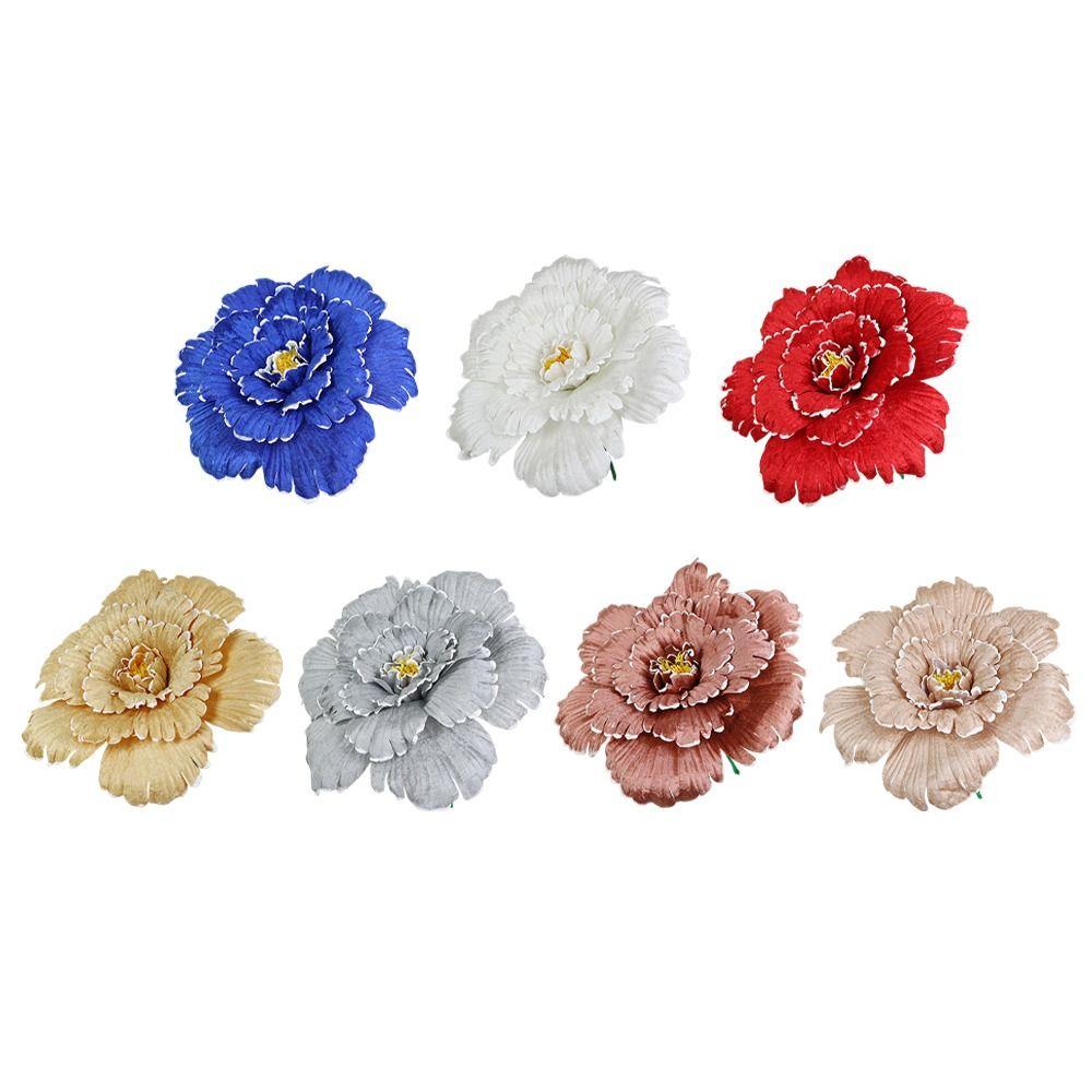 30cm Simulation Peony Flower Head Base Flower Artificial Flowers Large Scale Large Floor Standing Floor Standing Flower