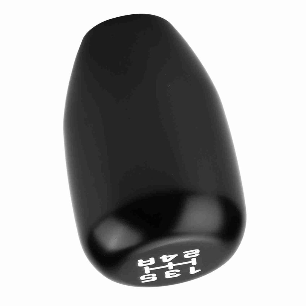 Car 5 Speed Manual Gear Shift Knob Shifter Lever Stick with 3 Adapters 8 10 12mm (Black)