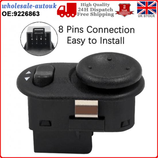 2PCS For Opel Vauxhall Vectra B Astra G Zafira A Mirror Control Switch 9226863