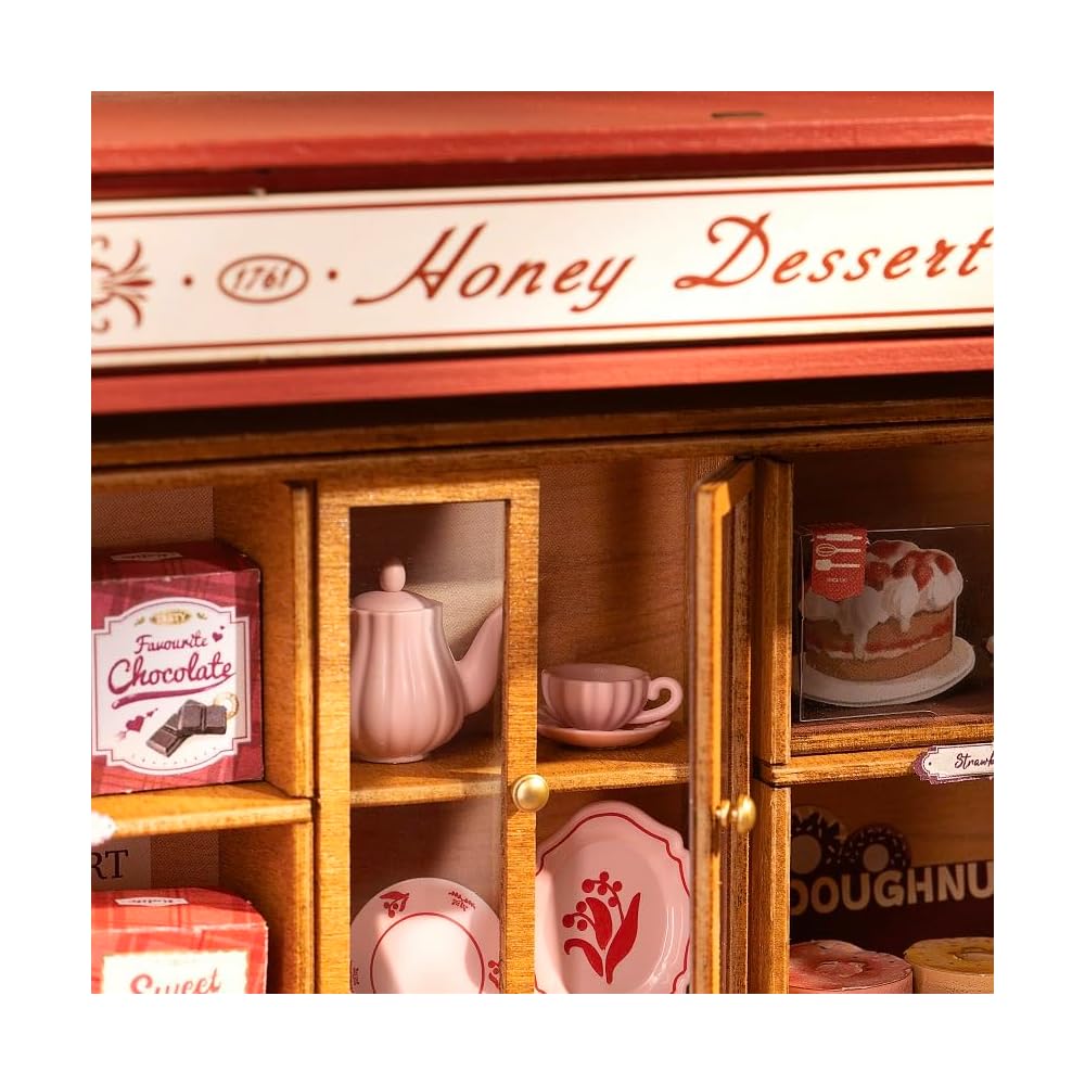 Tsukurundesu Miniature Dollhouse DG Series Patisserie DIY Kit with Japanese Instructions
