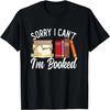 Não Posso Estou Ocupado Camiseta Engraçada para Amante de Livros Sarcasmo