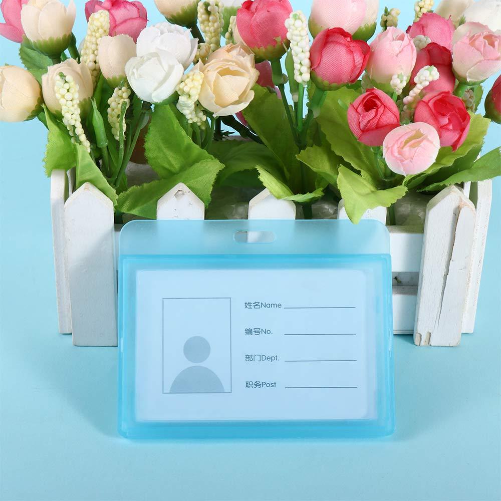 Key Holder Plastic Card Sleeve Badge Holder Name Card Cover Bank Card Holder ID Card Holder