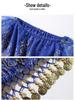 Huayu Danse Ethnique Xinjiang Fille Indienne Chiffon Costume de Performance Ensemble Adulte