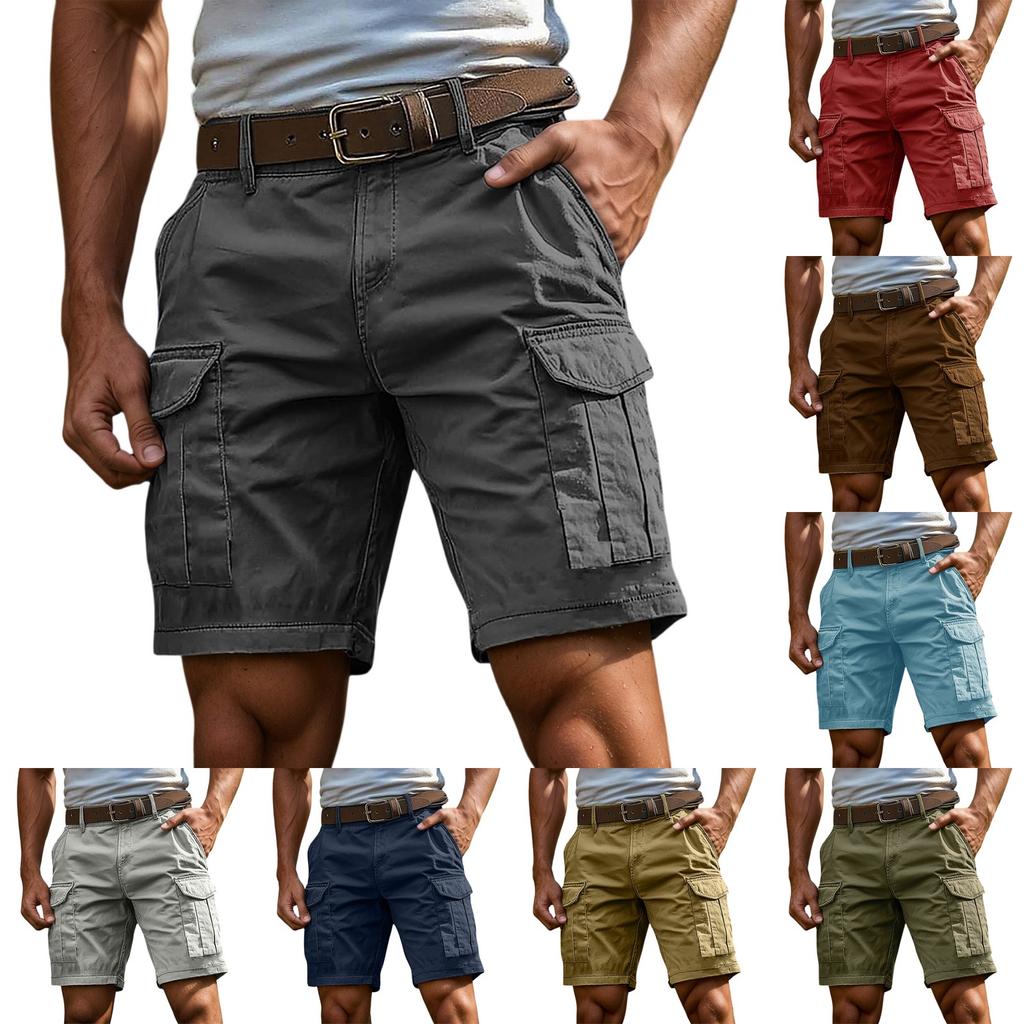 Men's Sports Pocket Workwear Casual Loose Shorts Casual Jogging Shorts