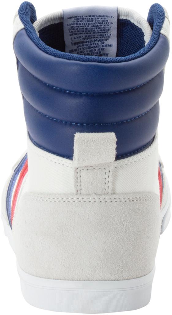 Кроссовки Hummel Slimmer Stadil High Canvas 511 белый/синий/красный/зеленый